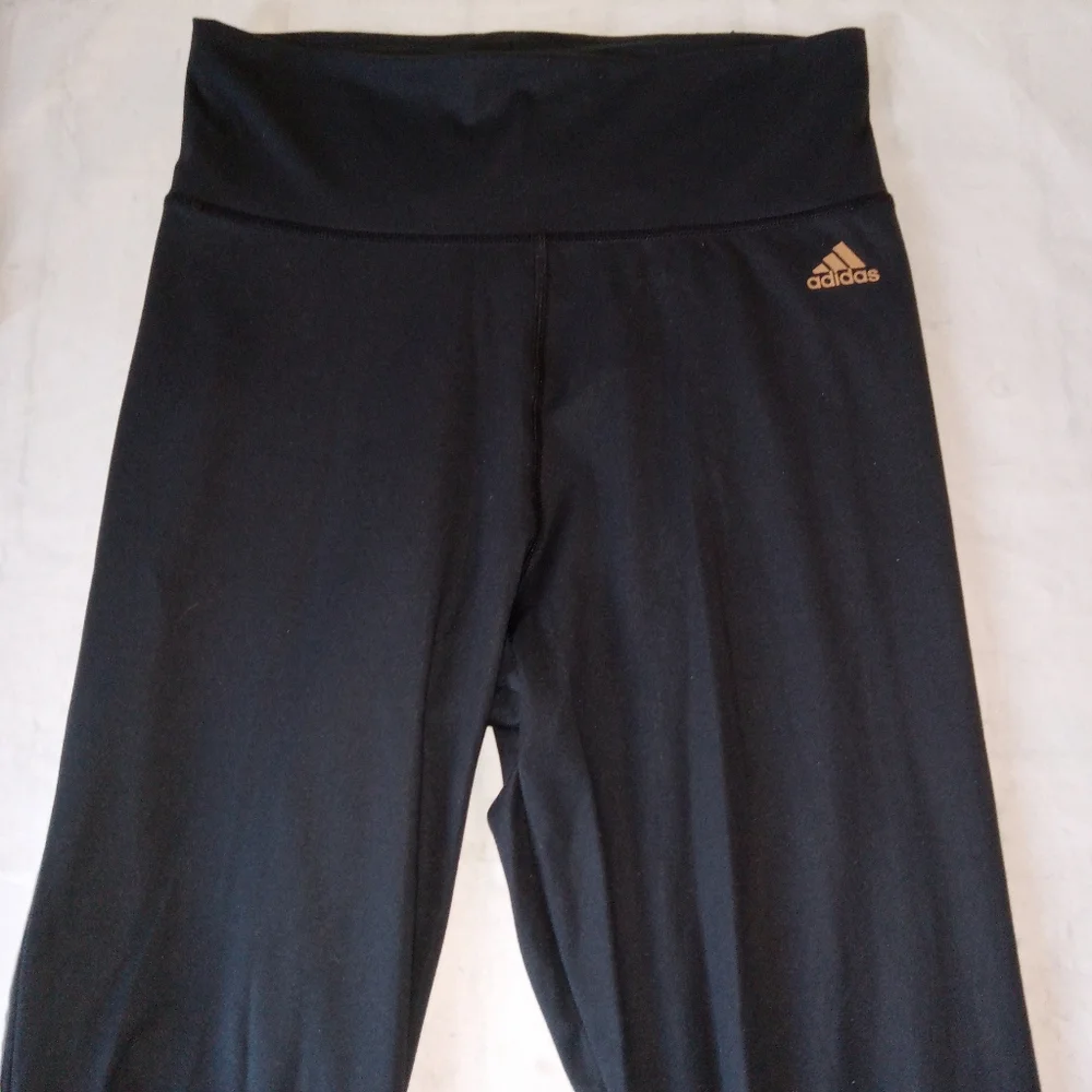 Adidas Zoe X Saldaba Black Double Knit Training Leggings Medium - Picture 4 of 12